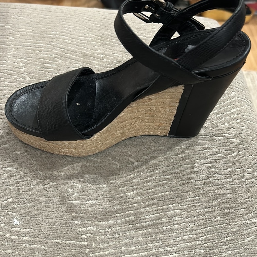 Prada espadrille wedges size 5 EUC - Picture 2 of 5